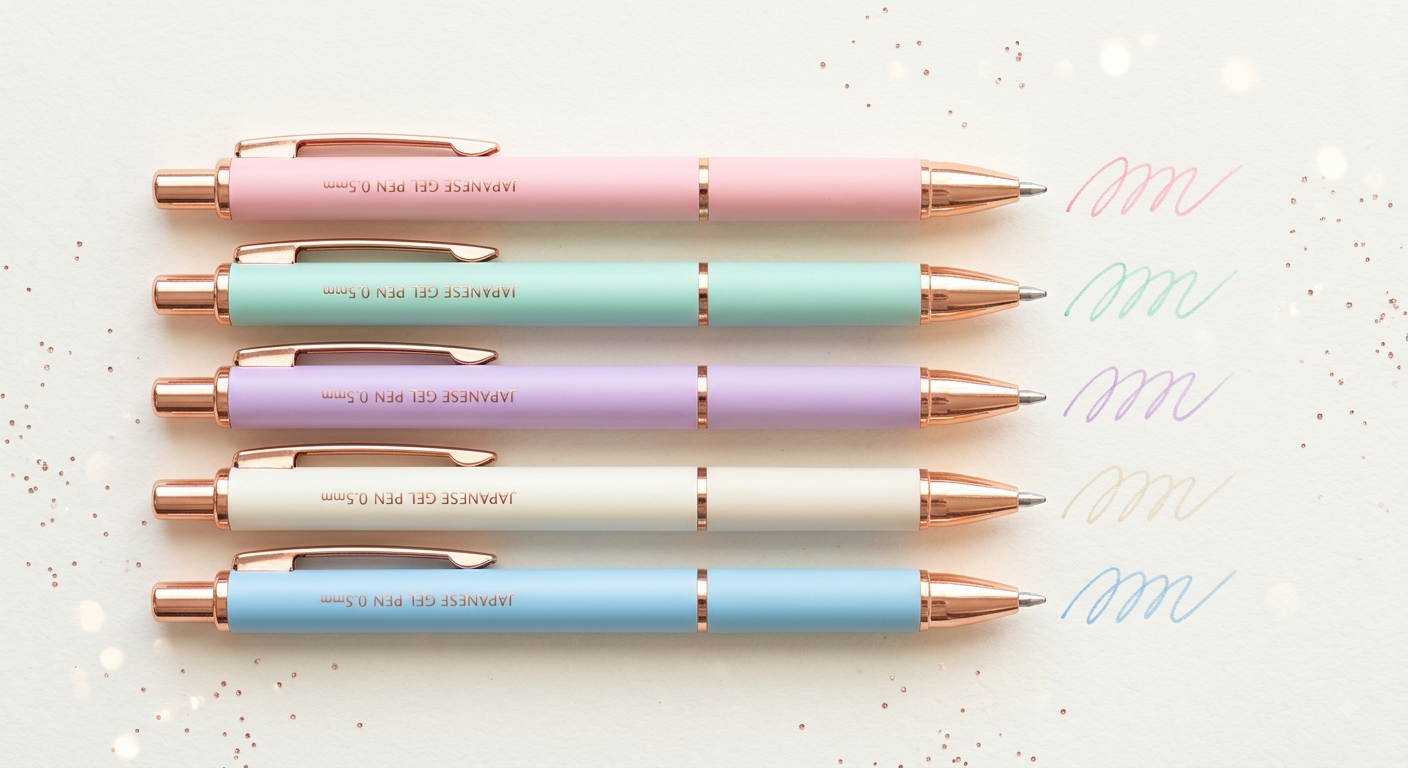 Japanese Pastel Gel Pens